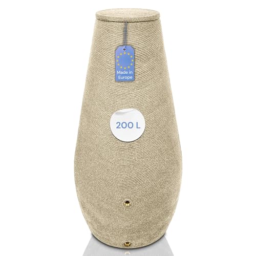 YourCasa® Récupérateur Eau de Pluie 200L [EcoDrop] Tonneau d