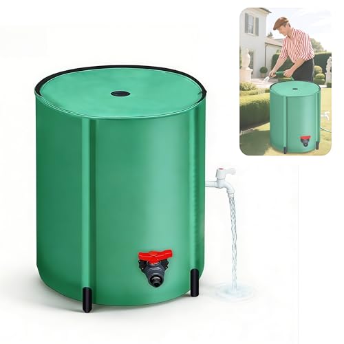 Seau à Pluie, 200L Récupérateur Deau de Pluie Pliable Réserv