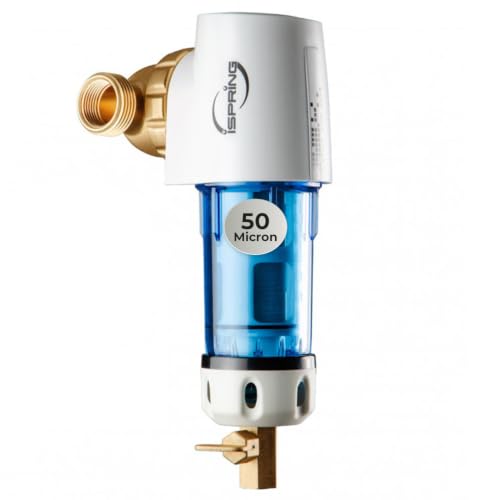 iSpring WSP50GR-E Filtre à Eau à Sédiments Réutilisable 50 M