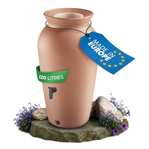 YourCasa Amphore de pluie 120-230 litres [DropCatcher] avec 