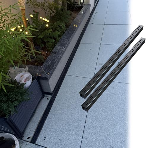 Lot de 2 systèmes de drainage français fins pour terrasses -