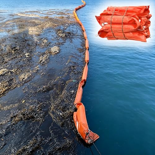 Barrage Flottant Anti-Pollution en PVC pour Ports, rivières 