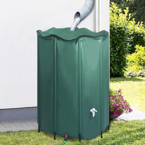 Récupérateur Eau de Pluie Pliable, Réservoir deau Cuve a Eau