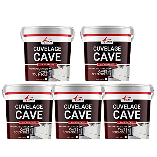 Enduit de Cuvelage Cave, Enduit Hydrofuge - ARCACIM CAVE 5 x