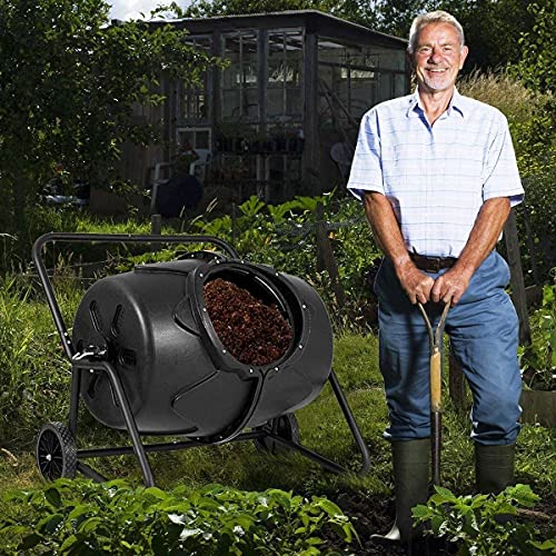 Compost en plastique durable avec poignée, recyclage efficac
